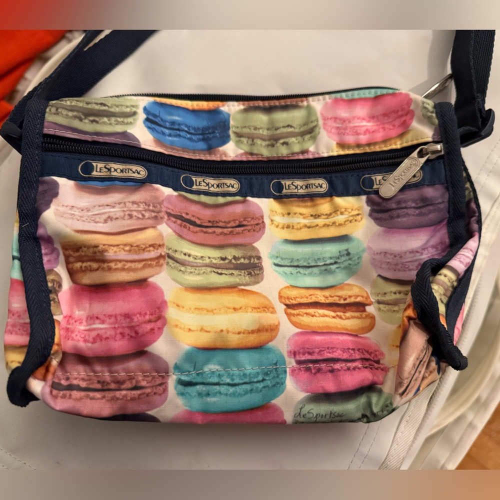 LeSportsac Small Crossbody Navy Adjustable Macarons Bag